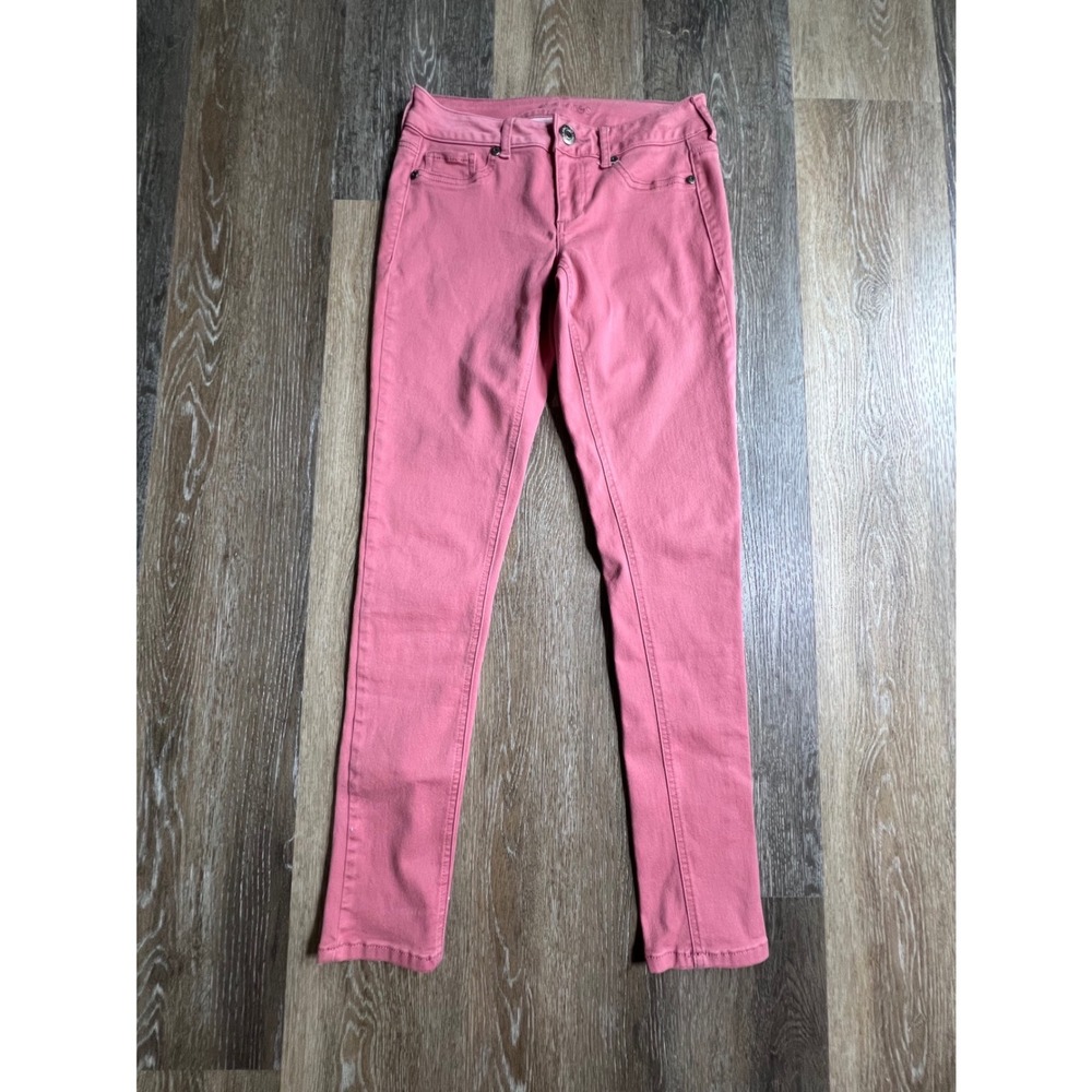 Maurices Skinny Jeans Womens XS-R Pink Excellent Stretch Colored‎ Denim Pants